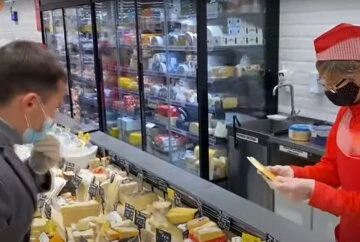 магазин, супермаркет, продукти, сир